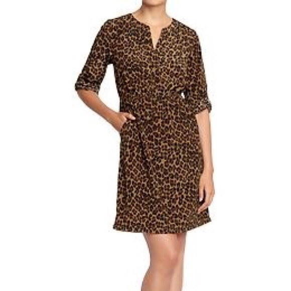 Old navy leopard dress Clearance